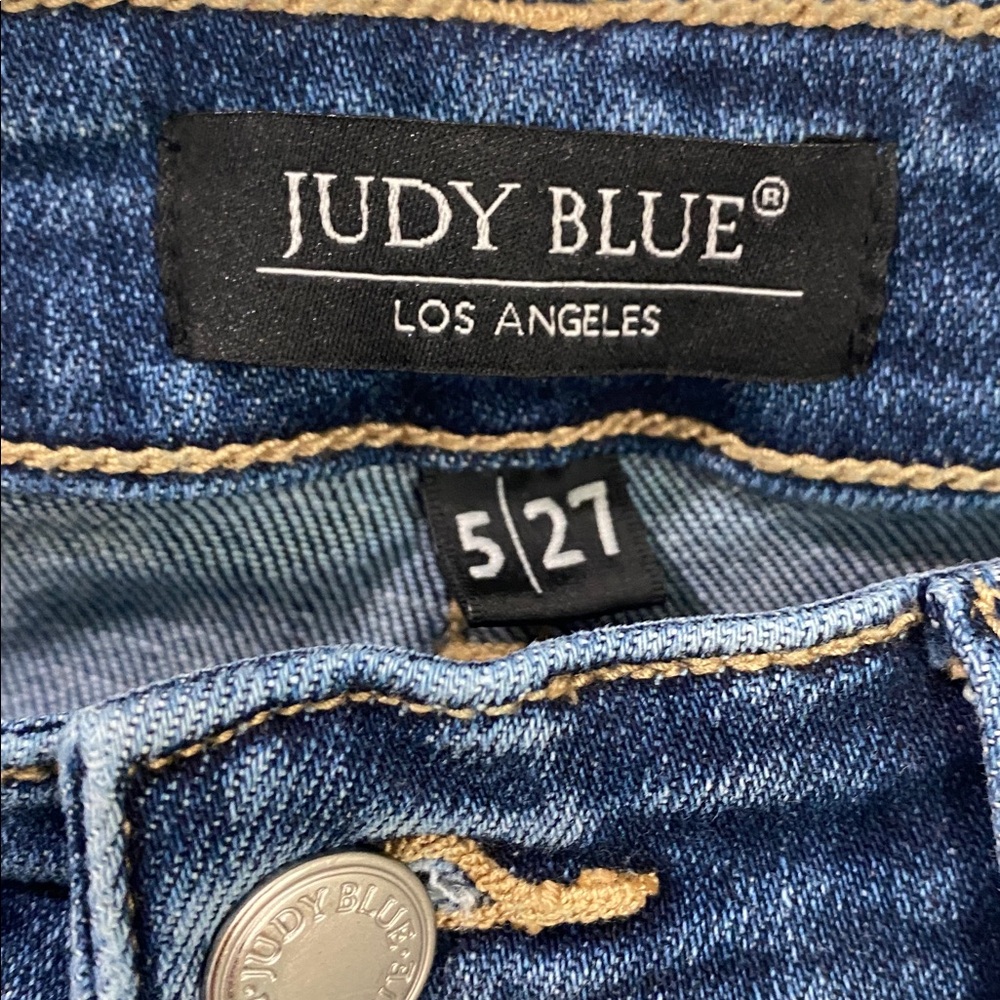 Judy Blue Beach Splash Distressed Boyfriend‎ Jeans - Picture 10 of 16